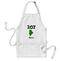 207, Area Code of Maine Apron