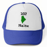 207, Area Code of Maine Mesh Hats