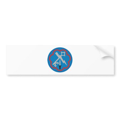 207th Military Intelligence Brigade Bumper Stickers by peter_pan03