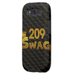 209 Area Code Swag Galaxy S3 Cover