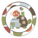 20 - 1.5" Envelope Seal Laguna Beach Turtle Frog Sticker