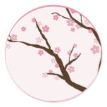 20 - 1.5"  Envelope Seal WT Cherry Blossom
