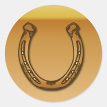 20 - 1.5" Envelope Sticker Wagon Wheel/Horse Shoe