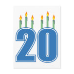 20 Candles (Blue / Green)