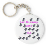 20 Cat Heads Old Key Chains