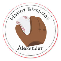 20 Customisable Cupcake Toppers Baseball Glove