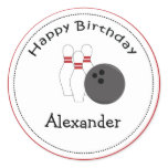 20 Customisable Cupcake Toppers Bowling Party