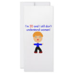 20 Don't understand women Personalized Rack Card