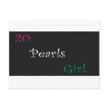 20 pearls postcards