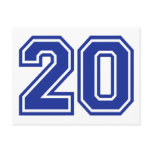 20 - twenty postcards