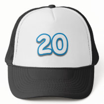 20 Year Birthday or Anniversary - Add Text Mesh Hat