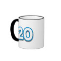 20 Year Birthday or Anniversary - Add Text mugs