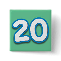 20 Year Birthday or Anniversary - Add Text Pins