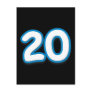 20 Year Birthday or Anniversary - Add Text Postcards