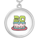 20 Year Old Birthday Cake Pendant