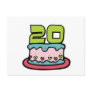 20 Year Old Birthday Cake Post Cards