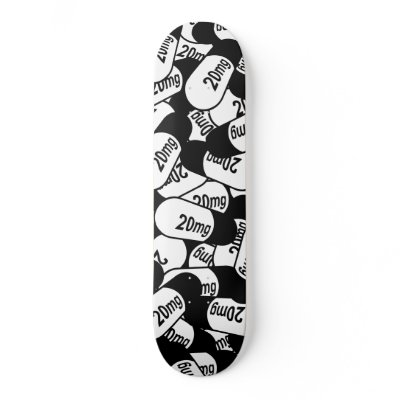 20mg Pills Skateboard by VN20mg