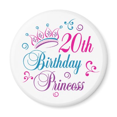 20th Birthday Princess by BirthdayObsessions