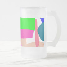 20th Century Painting Antique Orange City Mug