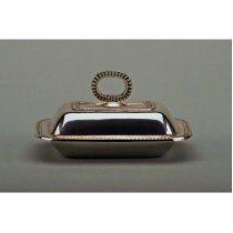 20th century silver butter dish, Argentina Photo Sculptures