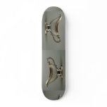 20th century silver plated sauce boat, Canada Skate Deck