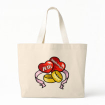 20th Wedding Anniversary Tote Bags