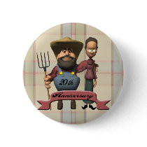 20th Wedding Anniversary Pins