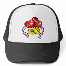 20th Wedding Anniversary Mesh Hat