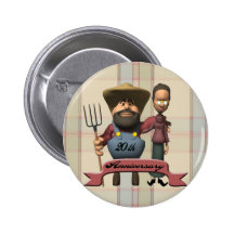 20th Wedding Anniversary Pins