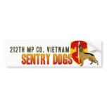212th MP Co. Vietnam - Sentry Dogs Bumper Stickers