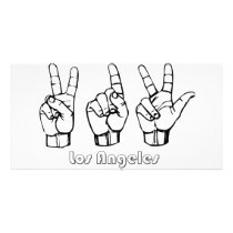 213 -- Los-Angeles Photo Card Template