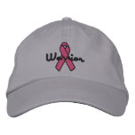 ($21.95) Breast Cancer Warrior Hat Embroidered Baseball Cap