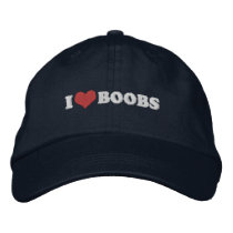 ($21.95) I Heart Boobs Breast Cancer Hat