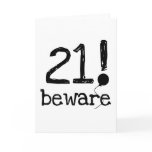 21 Beware cards