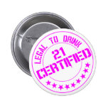 21 Birthday Item Certified Now 21-pink
