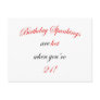 21 Birthday Spanking