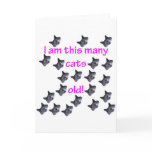21 Cat Heads Old Card