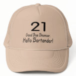 21 Good Bye Bouncer Hello Bartender (Blk)