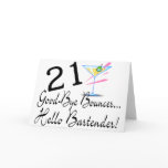 21 Good Bye Bouncer Hello Bartender cards