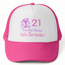21 Good Bye Bouncer Hello Bartender (Pink)