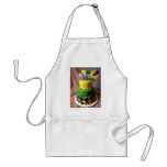 21 Mardi Gras Cake Apron