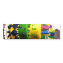 21 Mardi Gras Cake Bumper Stickers