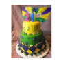 21 Mardi Gras Cake Postcards
