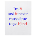 21 Never gone blind Full Color Flyer