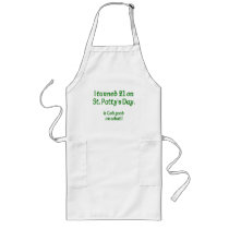 21 on St Patty"s Day Apron