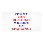 21 Where's my spanking? photo cards