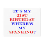 21 Where's my spanking?