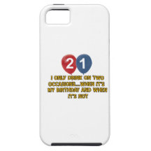 21 year old birthday designs iPhone 5 cases