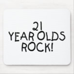21 Year Olds Rock Mouse Pads