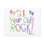 21 Year Olds Rock ! Post Cards